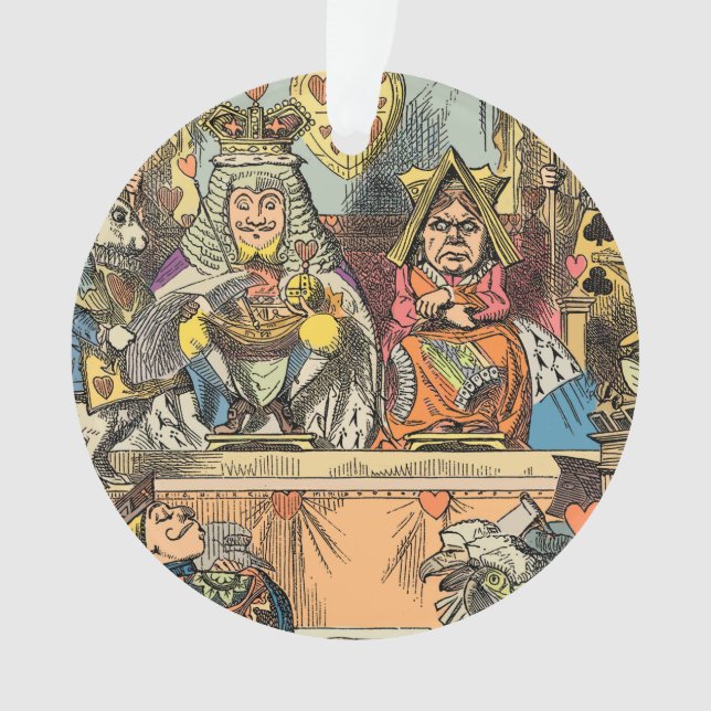 Ornamento Alice no País das Maravilhas Cheshire Cat Caracter (Frente)