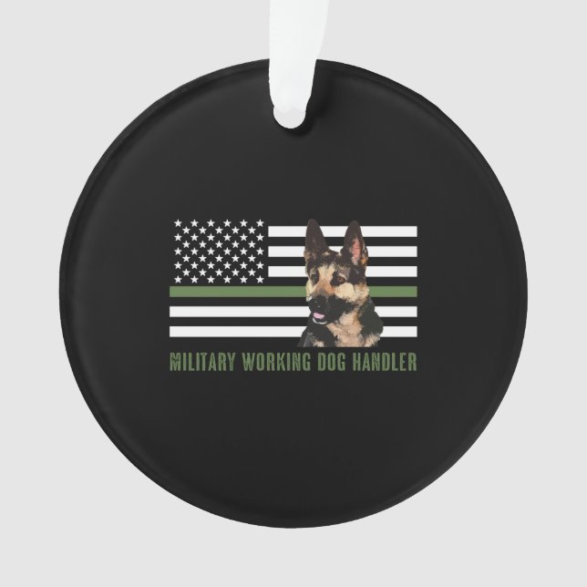 Ornamento Alimentador de cão militar do funcionamento (Frente)