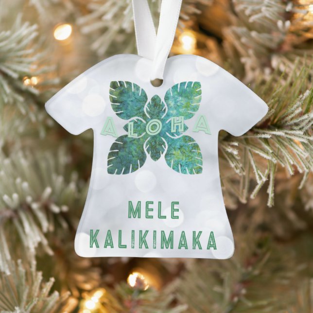 Ornamento Aloha Mele Kalikimaka Ornament (Árvore)