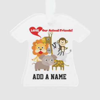 Ornamento Ame nossos amigos animais