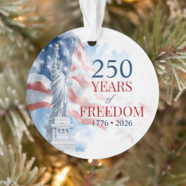 Ornamento America's Semiquincentennial 250 Years Freedom
