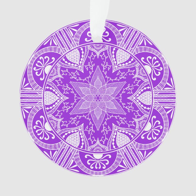Ornamento Ametyst Mandala (Frente)