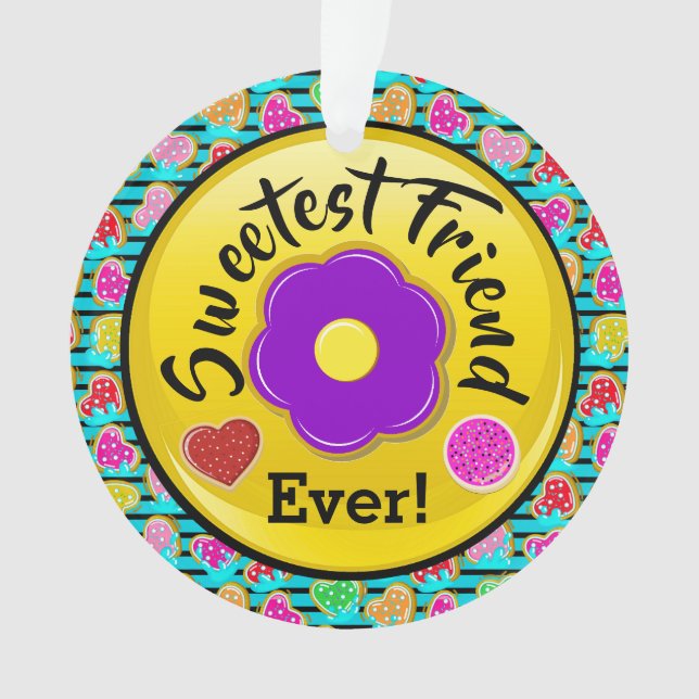 Ornamento Amigo mais doce (Frente)