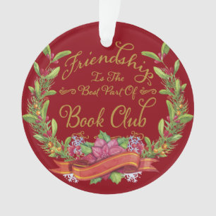 Ornamento Amizade do clube de leitura