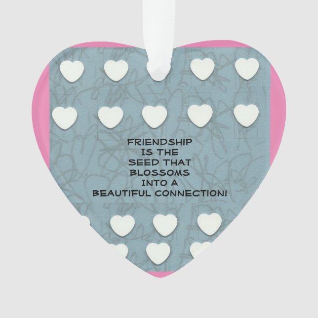 Ornamento Amizade É A Semente (Frente)