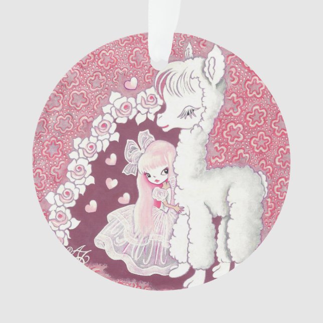 Ornamento Amor de Alpaca (Frente)