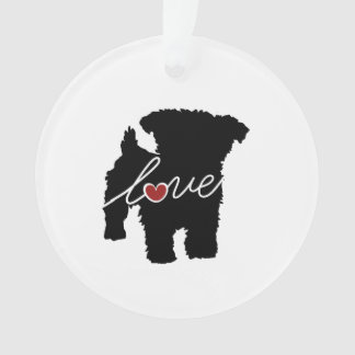 Ornamento Amor de Yorkiepoo (Yorkie/caniche)
