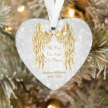 Angel Wings Memorial Perda de Amor Um Natal