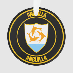 Ornamento Anguilla Round Emblem