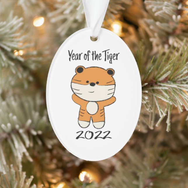 Ornamento Ano do Tigre 2022 (Árvore)