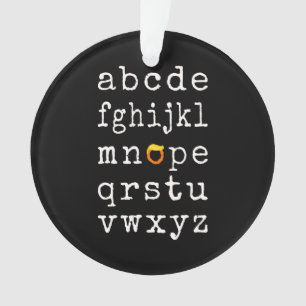 Ornamento Anti-Trump Alphabet - Nope V
