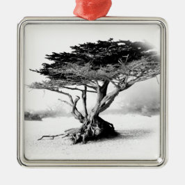 Ornamento ao quadrado BEACH TREE