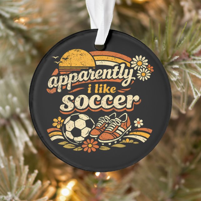 Ornamento Aparentemente Eu Gosto de Futebol (Árvore)