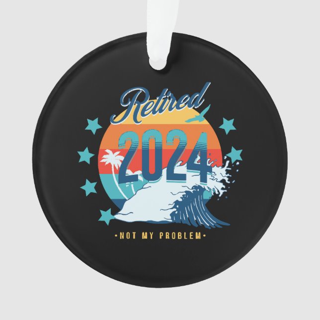 Ornamento Aposentado Oficialmente 2024 (Frente)