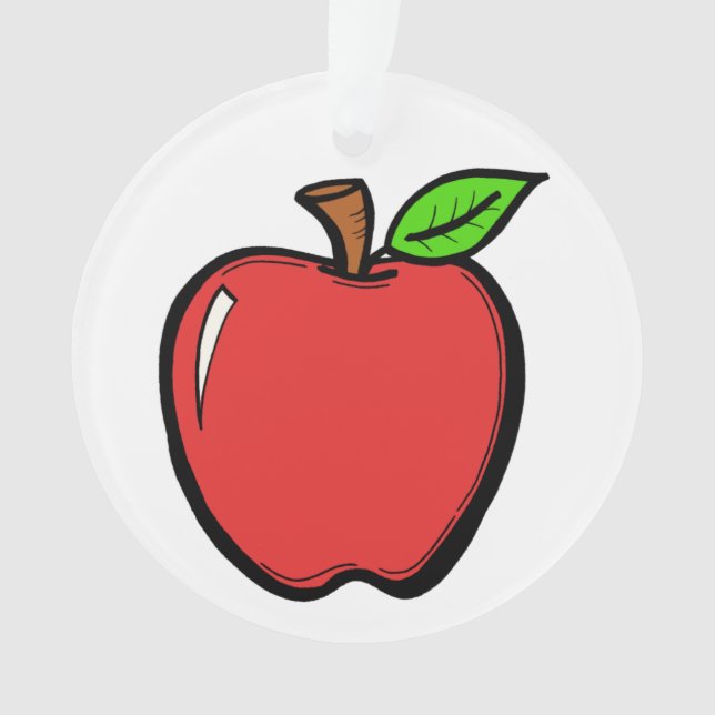 Ornamento Apple for the Teacher - Ornament - SRF (Frente)