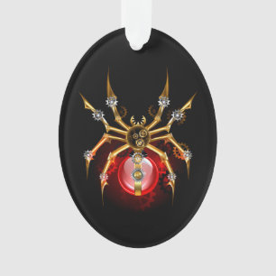 Ornamento Aranha-do-galo em preto