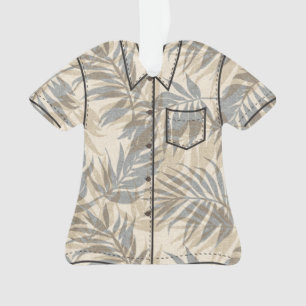 Ornamento Areca Palms Hawaiian Tropical Vintage Personalizáv