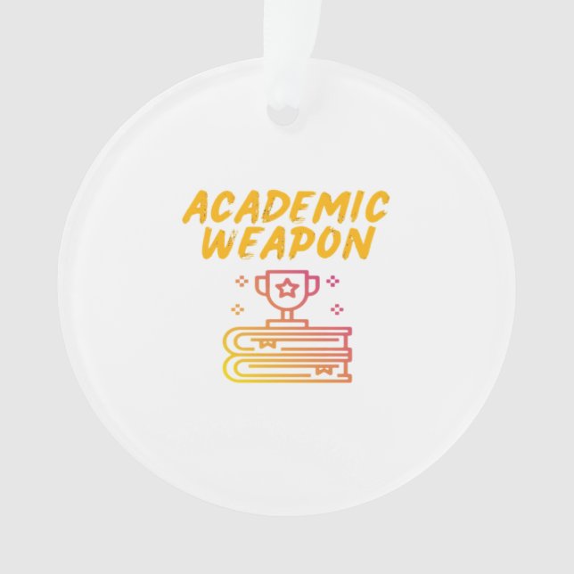 Ornamento Arma Acadêmica - Inspiração Superdimensionada (Frente)
