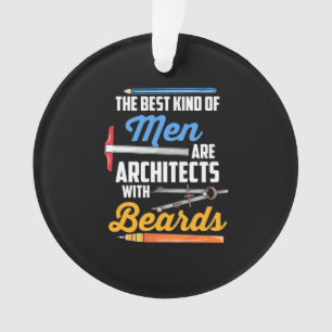 Ornamento Arquitetos masculinos com barbas