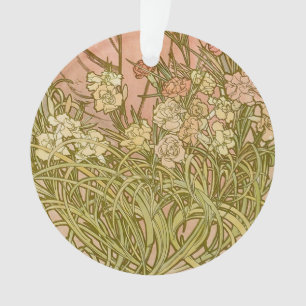 Ornamento Art Nouveau Alfonse Mucha Floral