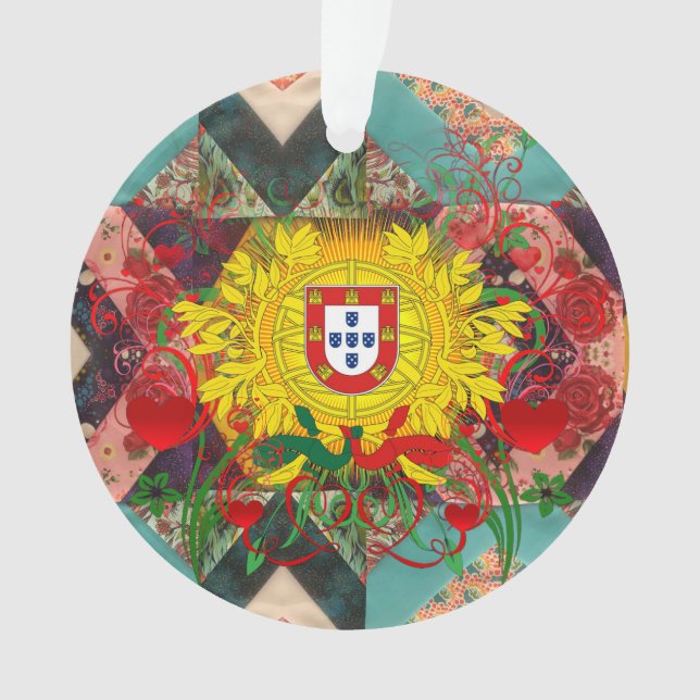 Ornamento Arte foliar portuguesa dos Açores (Frente)