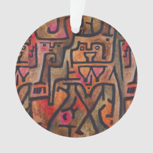 Ornamento Arte Moderna Expressionista Abstrata da Floresta d