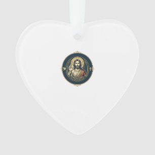 Ornamento Artista Digital Jesus Camiseta Arte iPad Inspirado