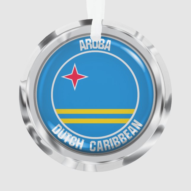 Ornamento Aruba Round Emblem (Verso)