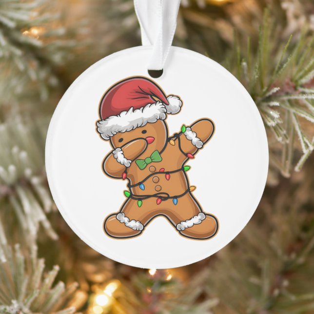 Ornamento Árvore de Natal de Biscoito de Gengibre Dançando L (Árvore)