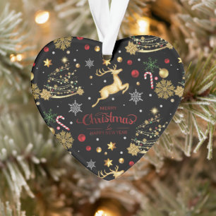 Ornamento Árvore de Natal Red Merry