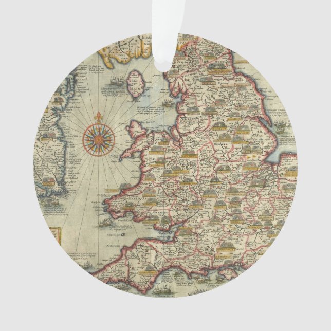Ornamento As invasões de Inglaterra & de Ireland (Frente)