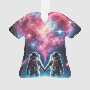 Ornamento Astronauta Galáxico Acrilico