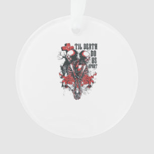 Ornamento Até a morte nos fazer parte - Esqueleto Minimalist