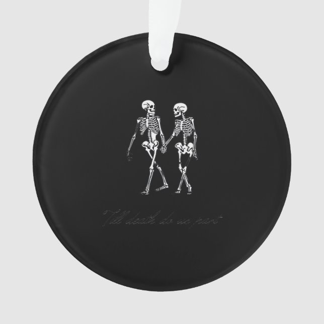 Ornamento Até Que A Morte Nos Faça Parte Da Design Clássica  (Frente)