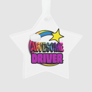 Ornamento Atirar no Star Rainbow Driver Incrível