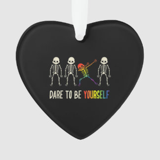 Ornamento Atrevo-me a ser seu orgulho LGBT bonito