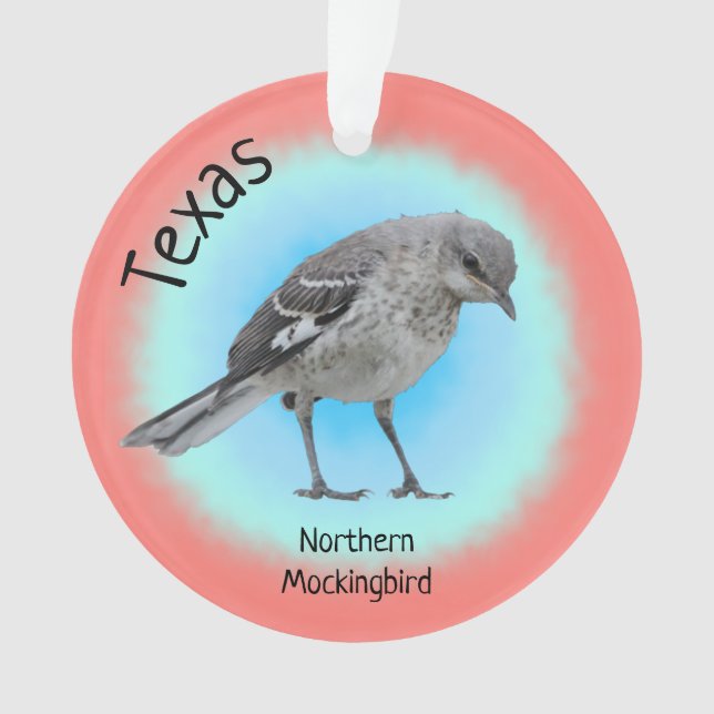 Ornamento Ave do Estado do Texas (Frente)
