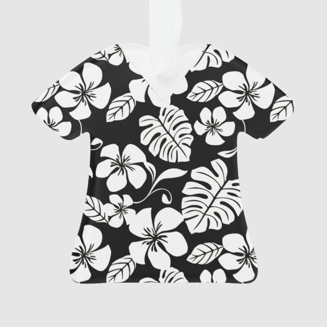 ORNAMENTO AVENTAIS DE BIKINI ROSA EM PRETO (Frente)