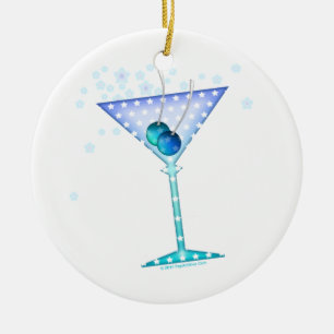 Ornamento azul de Martini