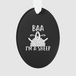 Ornamento Baa I'm A Sheep Proprietário de ovinos presente