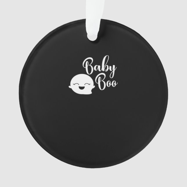 Ornamento Baby Boo Halloween (Frente)