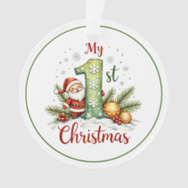 Ornamento Baby’s First Christmas Ornament – Snowman Keepsake