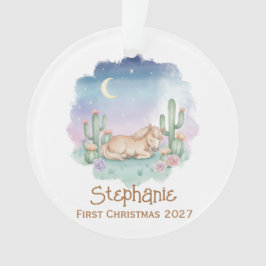 Ornamento Baby's First Christmas Ornament – Desert Lullaby