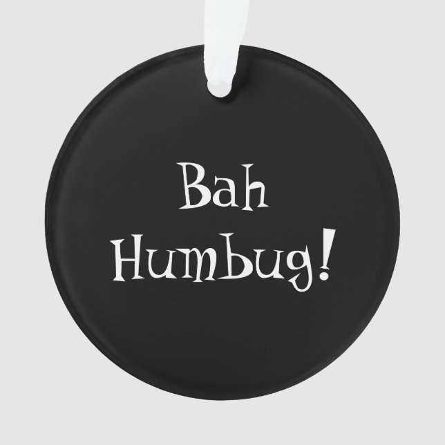 ornamento Bah Humbug (Frente)