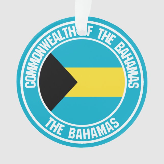 Ornamento Bahamas — Round Emblem (Frente)