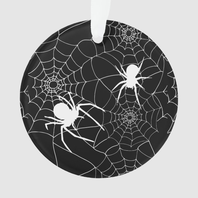 Ornamento Bairros de Cobre e Aranhas no Halloween (Frente)