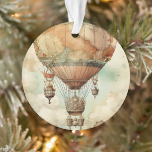 Ornamento Balão de Ar Quente Steampunk (5)