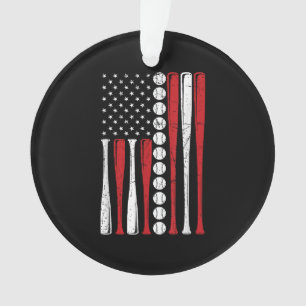 Ornamento Bandeira Americana dos EUA Vintage Bandeira de Bei