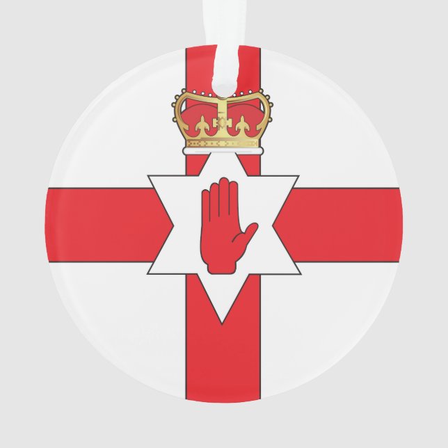 Ornamento bandeira da Irlanda do Norte (Verso)
