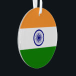 Ornamento Bandeira de India<br><div class="desc">Procurare o "wowsmiley" por mais produtos como este.</div>